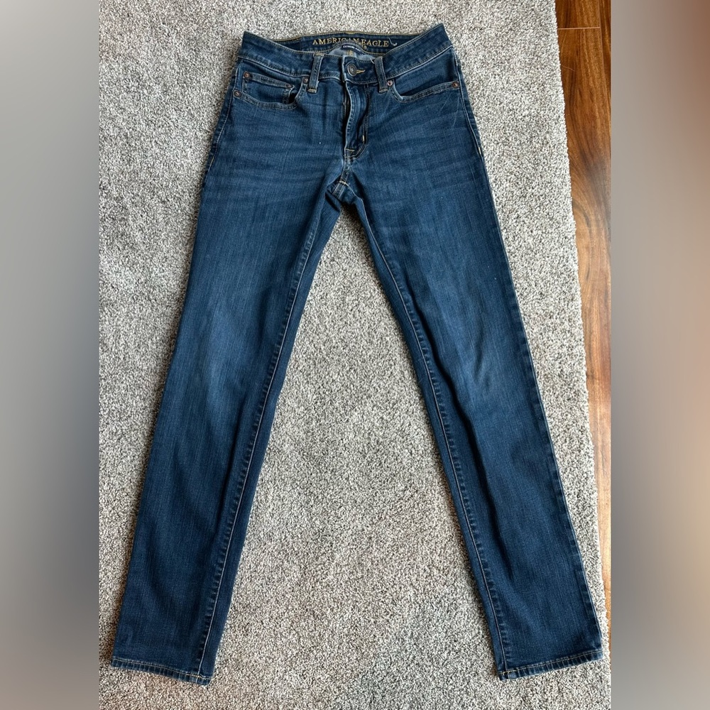 American Eagle Outfitters Dark Blue  Jeans Extreme Flex